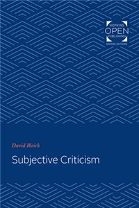 Subjective Criticism