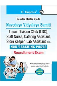 Navodaya Vidyalaya (NVS) Non-Teaching Posts (LDC/SK, Staff Nurse, Catering Asst. & Lab Asst.) Recruitment Exam Guide