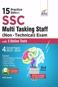 15 Practice Sets for SSC Multi Tasking Staff (Non-Technical) Exam with 3 Online Tests