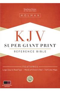 Super Giant Print Reference Bible-KJV