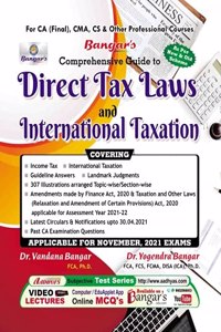 Comprehensive Guide to Direct Tax Laws & International Taxation (Applicable for Nov 2021 exams)