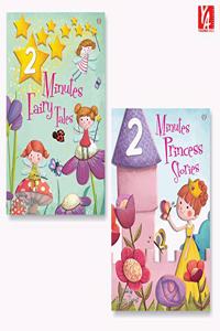 2 Minuts Fairy Tales Story Books For Kids - Pack of 2 Books (Fairy and Princess Stories)