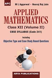 Applied Mathematics, Volume II, (Code 241) Class-XII