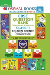 Oswaal CBSE Question Bank Class 11 Political Science Book Chapterwise & Topicwise (For 2021 Exam) [Old Edition]