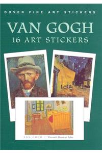 Van Gogh: 16 Fine Art Stickers