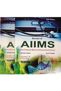 Review of AIIMS PGMEE Vol 1A & 1B (2vol set), 13E