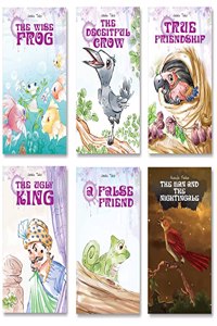 Classic Story Books For Kids (Pack of 8 Books) | Illustrated Stories | 128 Total Pages