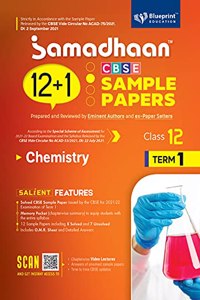 Samadhaan 12+1 CBSE Sample Paper of Chemistry Class 12 (Term 1) - For 2021-2022 Board Examination