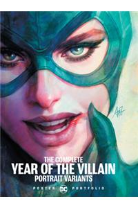 DC Poster Portfolio: The Complete Year of the Villain Portrait Variants