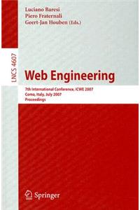 Web Engineering: 7th International Conference, ICWE 2007 Como, Italy, July 16-20, 2007 Proceedings