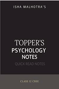 Toppers Psychology Notes Class 12