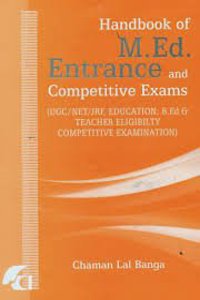 Handbook Of M.Ed. Entrance