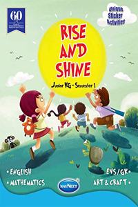 Navneet Rise and Shine Semester Books : JR.KG. Semester 1 |English| Pre School Book|