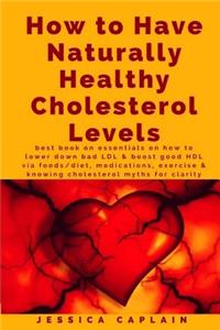 How to Have Naturally Healthy Cholesterol Levels