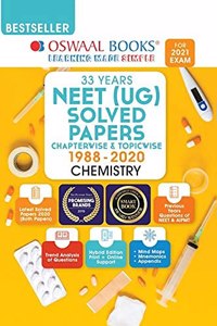 Oswaal NEET (UG) Solved Papers Chapterwise & Topicwise Chemistry Book (For 2021 Exam): Vol. 3