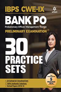 30 Practice Papers IBPS CWE-VIII Bank PO (PO/MT) Preliminary Examination 2019