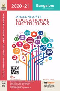 HANDBOOK OF EDUCATIONAL INSTITUTIONS BANGALORE - 2020-21 REVISED EDITION