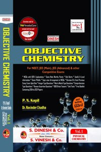 Dinesh Objective Chemistry (Vol-I,Vol-II,Vol-III & Free Booklet) (For NEET, JEE (Mains), JEE (advanced) Exam in 2021-22)