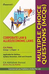 Commercisl's Corporate Law & Allied/Economic Laws MCQs CA Final Group-1, Paper-4