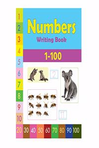 Number Tracing Book (1-100) for Preschoolers and Kids Ages 3-5: Numbers Practice Workbook for Nursery, Kindergarten and Kids Ages 3-5 (Math Activity Book)