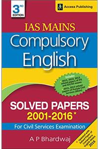 Compulsory English - Solved Papers 2001-2016 for Civil Services Examination