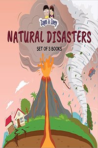 Zayn and Zoey Natural Disasters Set of 3 books (Volcanoes, Earthquakes, Weather and Storms) - Educational Story Book for Kids - Children's Early Learning Picture Book (Ages 3 to 8 Years)