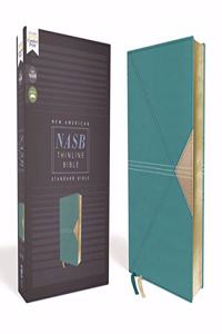 Nasb, Thinline Bible, Leathersoft, Teal, Red Letter Edition, 1995 Text, Comfort Print
