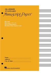 Standard Manuscript Paper (Yellow Cover): Yellow Cover