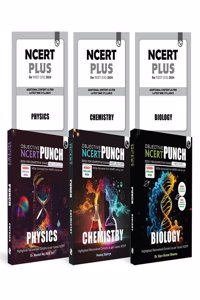 PW NCERT Punch Physics, Chemistry and Biology Set of 3 Books Combo for Competitive Exams (NEET and CUET) | Includes A&R and Statement Type Questions Edition 2023-2024