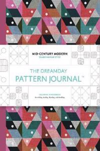 Dreamday Pattern Journal: Mid-Century Modern - Scandinavian Design: Coloring-in Notebook for Writing, Musing, Drawing and Doodling