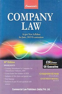 Company Law As per New Syllabus for June 2019 Examination