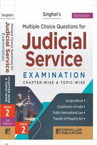 Volume 2 Multiple Choise Questions for Judicial Service Examination Chapter-Wise & Topic-Wise 3rd Edition 2023