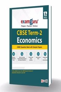 Examguru Economics CBSE Question Bank With Sample Papers Term 2 Class 12 for 2022 Examination