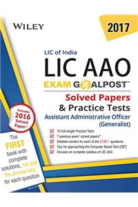 Wiley's LIC of India Assistant Administrative Officer (LIC AAO) (Generalist) Exam Goalpost