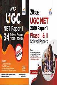 50 UGC NET Paper 1 Year-Wise Solved Papers (2019 - 2004) - Set of 2 Books - 2nd Edition