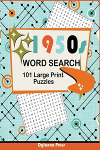 1950s Word Search Puzzle Book