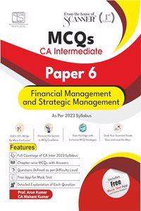 MCQs CA Intermediate Financial Management and Strategic Management (Paper 6 | Gr. II) Scanner | 2023 Syllabus | MCQ Bank