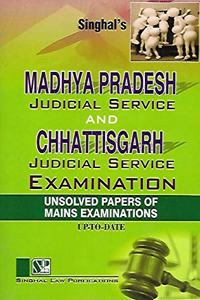 Singhal Law Publications Madhya Pradesh Judicial Service And Chhattisgarh Judicial Service Examination Unsolved Papers Of Mains Examinations Up-T-Date [Paperback] Slp