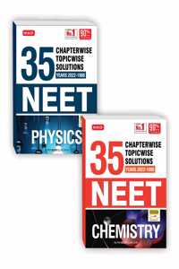 MtgÂ 35 Years Neet Previous Year Solved Question Papers With Neet Chapterwise Topicwise Solutions - Neet 2023 Preparation Books, Set Of 2 Books Nta Neet 35 Years Questions, Physics Chemistry
