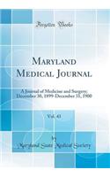 Maryland Medical Journal, Vol. 43