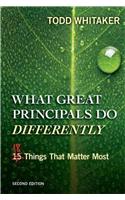 What Great Principals Do Differently