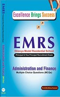 EMRS Principal & Vice Principal Recruitment Exam, Administration and Finance, Multiple Choice Questions ( MCQ)