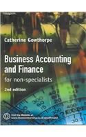 Business Accounting and Finance for Non-Specialists