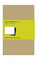 Moleskine Plain Cahier L - Kraft Cover (3 Set)