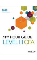 Wiley 11th Hour Guide for 2018 Level III CFA Exam