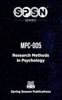 SPSN Series - MPC005 Research Methods in Psychology MAPC-IGNOU (Solved Papers till Aug 2021 & Short Notes)