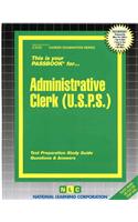 Administrative Clerk (U.S.P.S.)