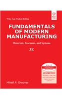 Fundamentals Of Modern Manufacturing: Materials, Processes, And Systems, 3Rd Ed