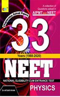 NEET Physics 33 Years From 1988 To 2020, Previously Asked Chapterwise Solved Papers, 2021 Edition