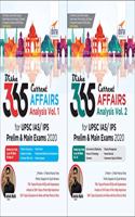 Disha 365 Current Affairs Analysis Vol. 1 & 2 for UPSC IAS/ IPS Prelim & Main Exams 2020